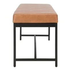 Chase Faux Leather Bench - Safavieh Dark Green -Ottomans Official Shop unnamed file 2012