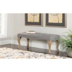Loire Cabriolet Bench - Linon Linen