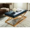 Alexes Bench - Navy/Gold - Safavieh -Ottomans Official Shop unnamed file 2029