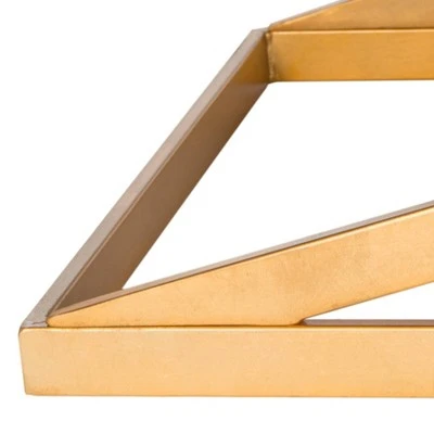 Alexes Bench - Navy/Gold - Safavieh 6 Alexes Bench - Navy/Gold - Safavieh – Image 4