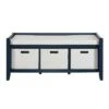 Luray Entryway Bench Navy - Linon -Ottomans Official Shop unnamed file 2060