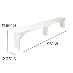 Flash Furniture HERCULES Series 8' x 12'' Solid Pine Folding Farm Bench with 3 Legs 19 Flash Furniture HERCULES Series 8' x 12'' Solid Pine Folding Farm Bench with 3 Legs -Ottomans Official Shop unnamed file 2118