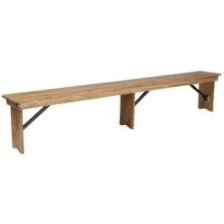 Flash Furniture HERCULES Series 8' x 12'' Solid Pine Folding Farm Bench with 3 Legs 27 Flash Furniture HERCULES Series 8' x 12'' Solid Pine Folding Farm Bench with 3 Legs -Ottomans Official Shop unnamed file 2126