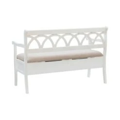 Alina Storage Bench - Powell Company White -Ottomans Official Shop unnamed file 2173