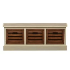 Decor Therapy Melody Three Drawer Bench with Cushion - Décor Therapy Navy -Ottomans Official Shop unnamed file 2238