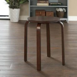 Set of 4 Bentwood Stools - Linon Espresso Brown 14 Set of 4 Bentwood Stools - Linon Espresso Brown -Ottomans Official Shop unnamed file 226