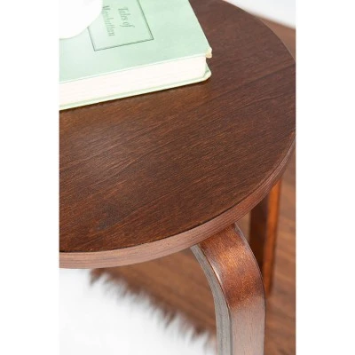 Set of 4 Bentwood Stools - Linon Espresso Brown 8 Set of 4 Bentwood Stools - Linon Espresso Brown – Image 6