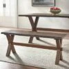 Mandeville Dining Bench Brown - Buylateral