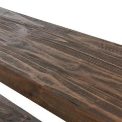 48" Pomona Solid Wood and Metal Entryway Bench Brown - Alaterre Furniture -Ottomans Official Shop unnamed file 2319