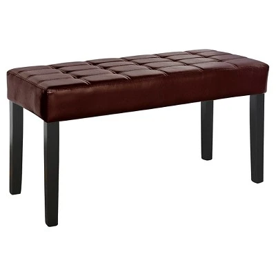California 24 Panel Bench - CorLiving Brown 8 California 24 Panel Bench - CorLiving Brown – Image 6
