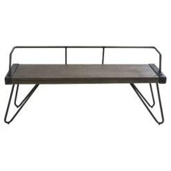 Stefani Industrial Bench - Antique Metal - LumiSource -Ottomans Official Shop unnamed file 2445