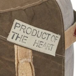 Olivia & May Canvas Pouf with Star Motif Brown - Olivia & May -Ottomans Official Shop unnamed file 2476