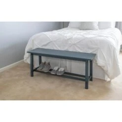 Kyoto Wooden Bench Antique Navy - Decor Therapy -Ottomans Official Shop unnamed file 2509