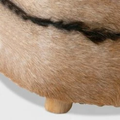 Durant Natural Hide Stool Brown - East At Main -Ottomans Official Shop unnamed file 251