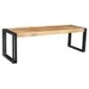 Handcrafted Reclaimed 50" Wood Bench with Iron Legs - Timbergirl -Ottomans Official Shop unnamed file 2518