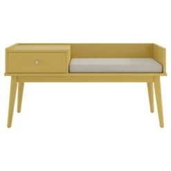 Keating Mid Century Telephone Bench - Inspire Q® Espresso -Ottomans Official Shop unnamed file 2530