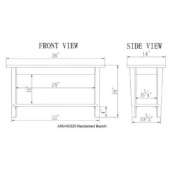 Revive Reclaimed Bench Natural - Alaterre Furniture -Ottomans Official Shop unnamed file 2535