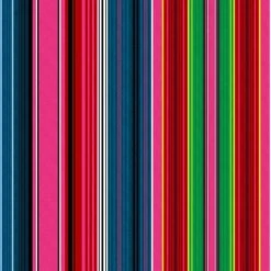 Bench with Cone Legs in Serape Stripe Bright - Skyline Furniture -Ottomans Official Shop unnamed file 2747