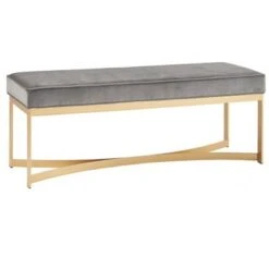 Martha Stewart Secor Bench Gray 8 Martha Stewart Secor Bench Gray -Ottomans Official Shop unnamed file 2750