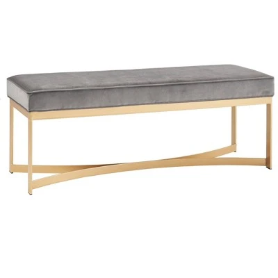 Martha Stewart Secor Bench Gray 4 Martha Stewart Secor Bench Gray – Image 2