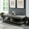 Arianna Tufted Bench Gray - HOMES: Inside + Out -Ottomans Official Shop unnamed file 2783