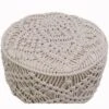 Decor Therapy Nirobi Crocheted Stool White - Décor Therapy -Ottomans Official Shop unnamed file 280