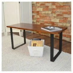 Carolina Chair & Table Fallon Bench Chestnut - Carolina Chair & Table