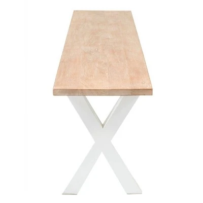 Terrance Accent Bench White - East at Main 5 Terrance Accent Bench White - East at Main – Image 3