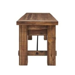 Durango Wood Entryway/Dining Bench Dark Brown - Alaterre Furniture -Ottomans Official Shop unnamed file 2836