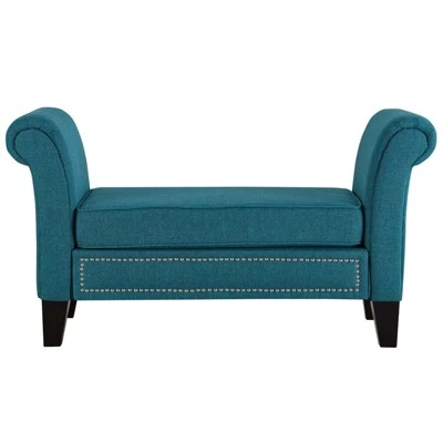 Rendezvous Bench Teal - Modway 4 Rendezvous Bench Teal - Modway – Image 3
