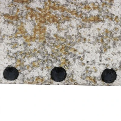 Decor Therapy Rosanna Upholstered Wooden Bench Cream - Décor Therapy 4 Decor Therapy Rosanna Upholstered Wooden Bench Cream - Décor Therapy – Image 3