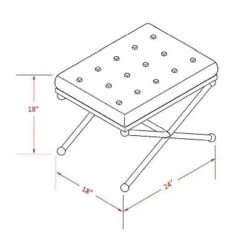 Belfry Stool Black - Powell Company -Ottomans Official Shop unnamed file 290