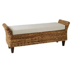 Cline Abaca Bench - Brown - East At Main