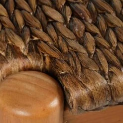 Water Hyacinth Bench Dark Natural Wood - Stylecraft -Ottomans Official Shop unnamed file 2928