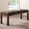 Hawthorne Padded Seat Bench Brown - HOMES: Inside + Out -Ottomans Official Shop unnamed file 2938