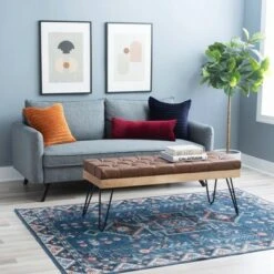 Barron Bench - Powell Company Brown -Ottomans Official Shop unnamed file 2991