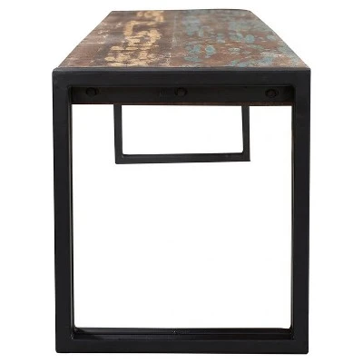 Old Reclaimed Wood and Iron - Bench - Timbergirl 5 Old Reclaimed Wood and Iron - Bench - Timbergirl – Image 3