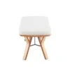 42" Folia Bench Polyester/Wood Natural/Cream - LumiSource -Ottomans Official Shop unnamed file 3015