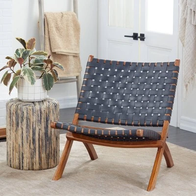 Contemporary Wood Folding Chair - Olivia & May Brown 3 Contemporary Wood Folding Chair - Olivia & May Brown