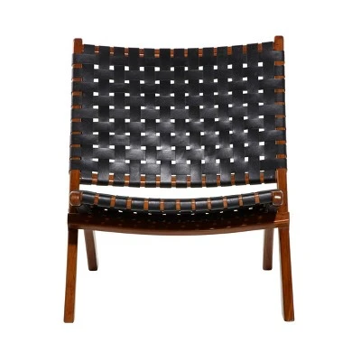 Contemporary Wood Folding Chair - Olivia & May Brown 7 Contemporary Wood Folding Chair - Olivia & May Brown – Image 5