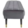 Adept Upholstered Velvet Bench Gray - Modway -Ottomans Official Shop unnamed file 3074