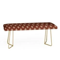Holli Zollinger Taos Tile Marsala Bench - Deny Designs Black 7 Holli Zollinger Taos Tile Marsala Bench - Deny Designs Black -Ottomans Official Shop unnamed file 3108