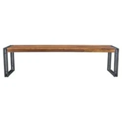 Sheesham Wood and Iron - Bench - Timbergirl -Ottomans Official Shop unnamed file 3116
