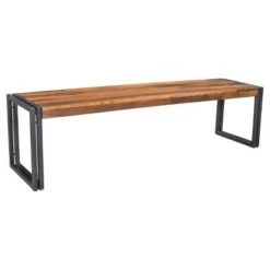 Sheesham Wood and Iron - Bench - Timbergirl -Ottomans Official Shop unnamed file 3117