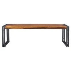 Sheesham Wood and Iron - Bench - Timbergirl -Ottomans Official Shop unnamed file 3122