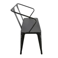 Waco Industrial Bench- LumiSource Vintage White