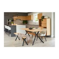 Willacoochee Dining Bench Brown - Alder Bay