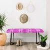 Schatzi Justina Mark Bench - Deny Designs Black/pink 2 Schatzi Justina Mark Bench - Deny Designs Black/pink -Ottomans Official Shop unnamed file 3143