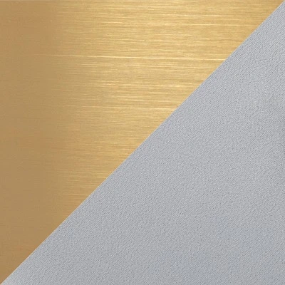 Tania Ottoman Velvet/Steel Gold/Silver - LumiSource 4 Tania Ottoman Velvet/Steel Gold/Silver - LumiSource – Image 2