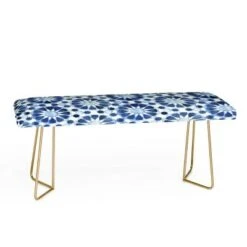 Schatzi Farah Tile Bench - Deny Designs Black/blue 7 Schatzi Farah Tile Bench - Deny Designs Black/blue -Ottomans Official Shop unnamed file 3226